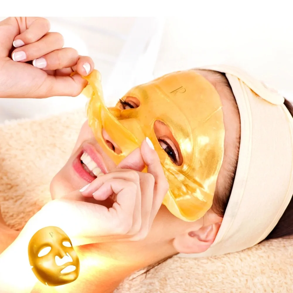 2 in 1 Prestige Skin Care Gold Mask | Oxygen Cell Renewal Masks Pack of 16